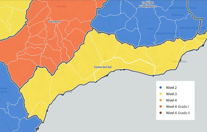 La Junta rebaja a nivel 3 la alerta sanitaria por Covid-19 en Marbella