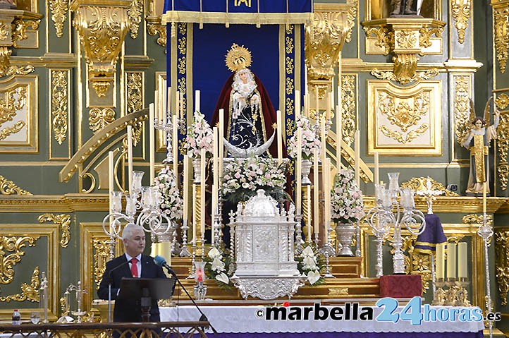El pregonero pide una Semana Santa de Marbella "histórica" pese al virus