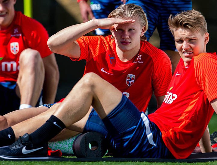 El deseado Erling Haaland ya está en Marbella con la selección de Noruega