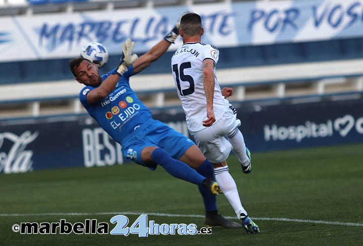 El Marbella FC resucita de la mano de Abraham ante El Ejido (1-0)