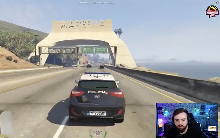 Ibai Llanos arrasa en Twitch con las primeras imágenes de ''Marbella Vice"