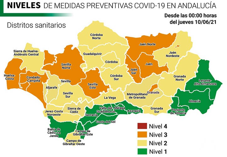 Marbella continúa por cuarta semana seguida en nivel 1 de alerta por covid