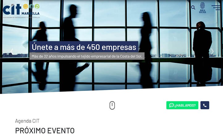 CIT Marbella renueva su página web para hacerla más funcional y útil