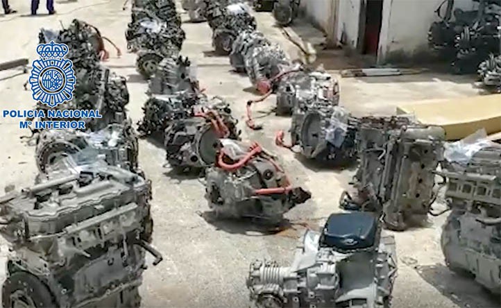 Cae una banda que robaba coches en Marbella para venderlos por piezas