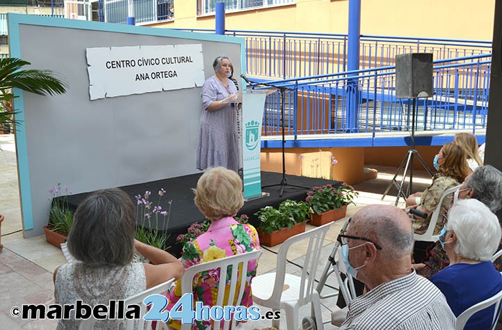 Emotivo homenaje a Ana Ortega, impulsora del voluntariado en Marbella