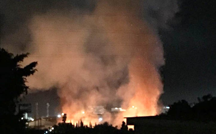 Un fuego a medianoche en la zona de Arroyo Segundo sobresalta a Marbella