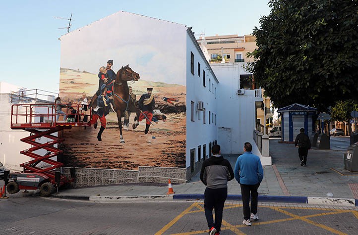 San Pedro Alcántara recordará a su fundador con un mural de Nesui SRC