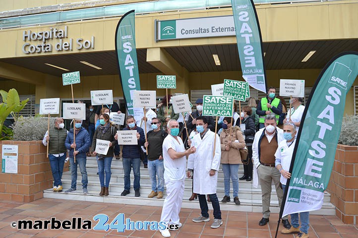 Convocan huelga de enfermeras en el Costa del Sol por el conflicto del solape