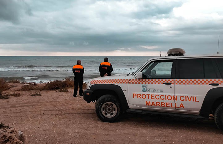Protección Civil realizó en 2021 más de 200 rescates acuáticos en Marbella