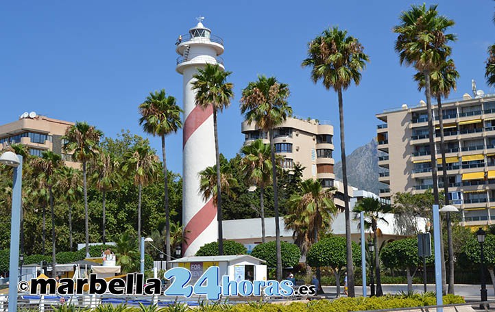 La rehabilitación del Faro de Marbella, cuatro años de promesas incumplidas