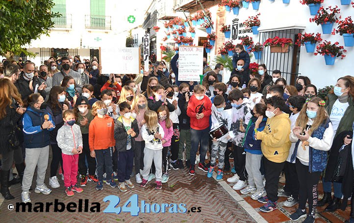 Clamor por la educación en Marbella contra la Junta y el Ayuntamiento