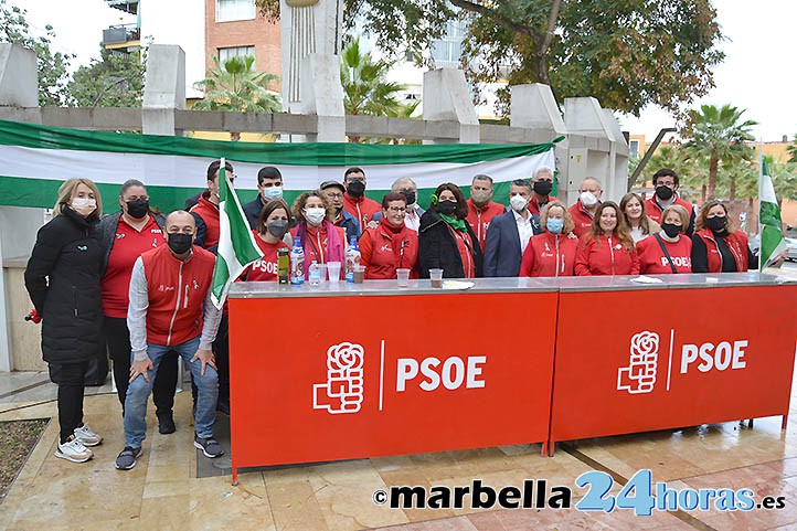 El PSOE de Marbella celebra el Día de Andalucía en la Divina Pastora