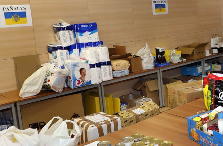 Marbella reúne más de 11.000 kilos de ayuda para enviar a Ucrania