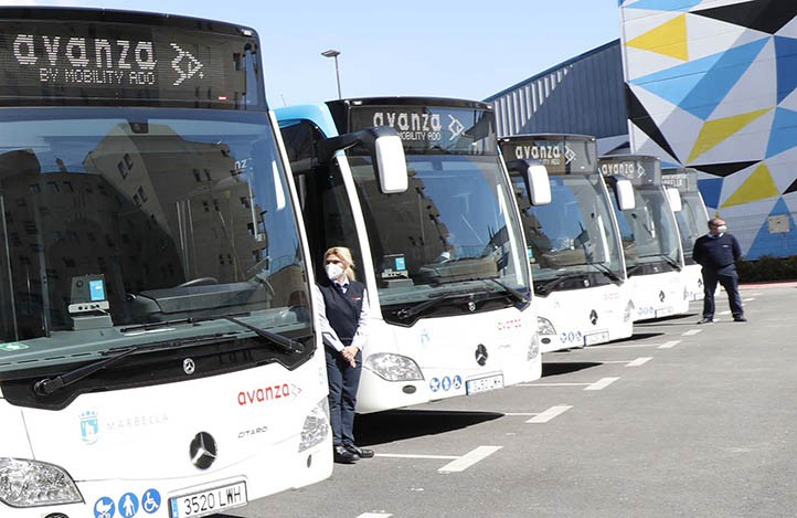 Marbella estrena autobuses que ventilan el interior 104 veces a la hora