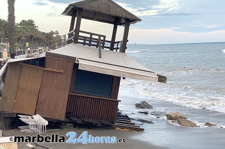 Marbella intenta recuperar las playas a contrarreloj para la Semana Santa