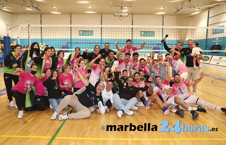 El Costa del Voley de Marbella logra un histórico ascenso a Superliga 2