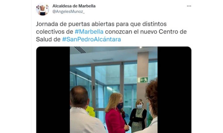 La Junta Electoral amonesta a Ángeles Muñoz por un acto propagandístico