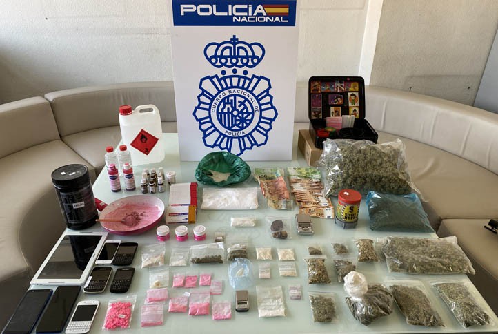 Desmantelan en Madrid un laboratorio que enviaba "cocaína rosa" a Marbella