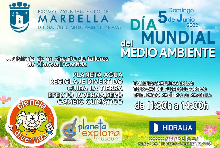 Talleres y recogida de residuos por el Día del Medio Ambiente en Marbella