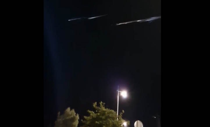 Los restos de un cohete chino, visibles esta noche sobre el cielo de Marbella