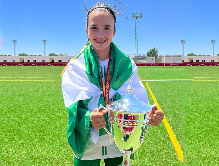 Elizabeth Ramos se proclama campeona de España con Andalucía sub-12