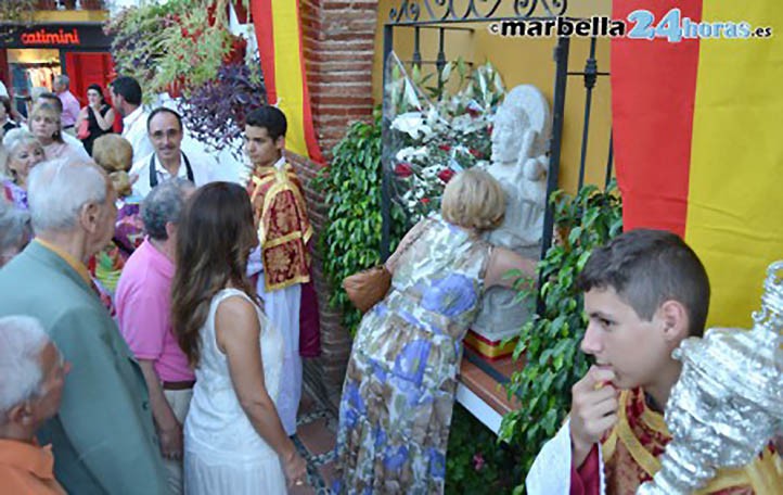 Marbella celebra este lunes el día de Santiago con misa y abrazo al santo
