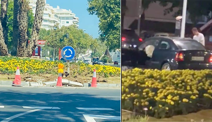 La rotonda de Severo Ochoa se estrena con los primeros accidentes