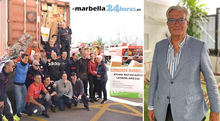 Cristóbal Parra y los Bomberos, Premios Empresariales de CIT Marbella 2022