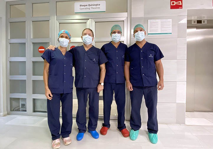 Quirónsalud Marbella realiza con éxito una descompresión de columna cervical