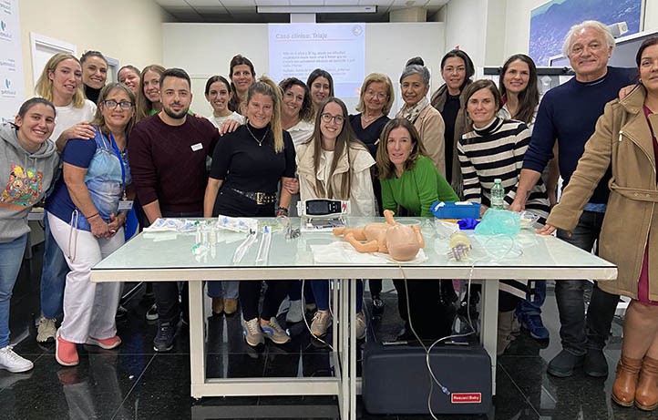 Quirónsalud Marbella acoge un curso de Reanimación Pulmonar Pediátrica