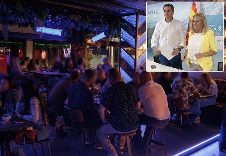 El Ayuntamiento se remite a informes técnicos en el bar del puerto de Marbella