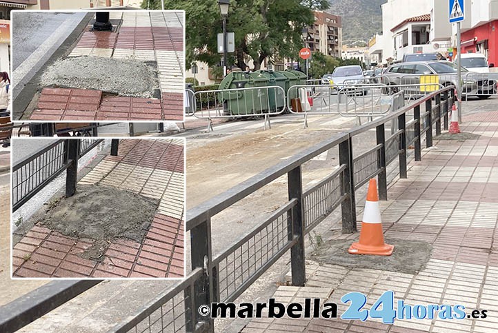 Culmina tras un año la tala de árboles en la avenida del Trapiche de Marbella
