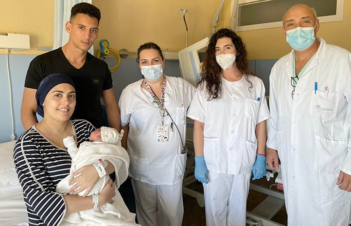 El primer bebé del año en Marbella es un niño que se llama Sulaimán