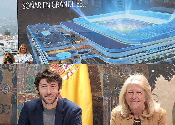 Muñoz vuelve a confiar en los gestores del Marbella FC para hacer el estadio