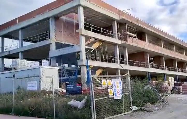 Vuelven a denunciar que las obras del instituto de Las Chapas no avanzan