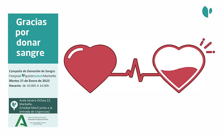 Quirónsalud Marbella acoge este martes una jornada de donación de sangre