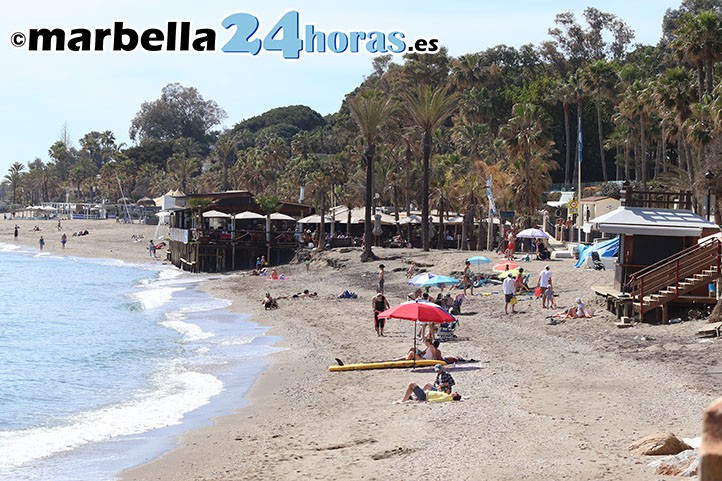 Marbella disfruta de un fin de semana con temperaturas veraniegas