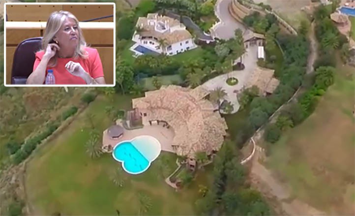 Muñoz negoció la venta de su mansión por 9 millones a través de Luxemburgo