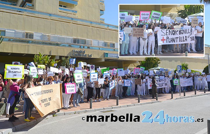 Clamor contra la Junta por la falta de personal en el Hospital Costa del Sol