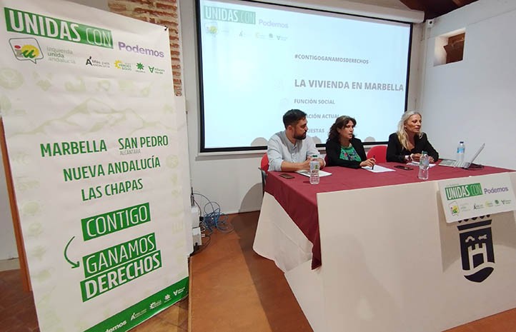 Unidas con Podemos apuesta por reforzar la "función social" de la vivienda