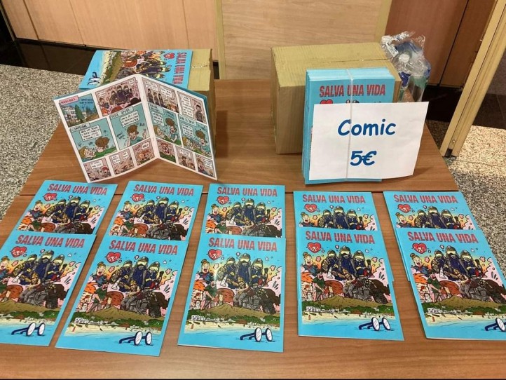 Los Bomberos de Marbella elaboran un cómic solidario contra el acoso escolar