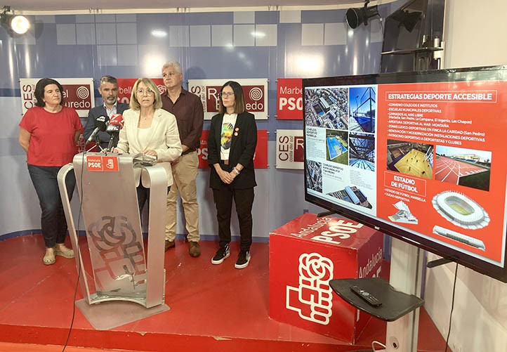 El PSOE anuncia un ambicioso programa de instalaciones deportivas "para todos"