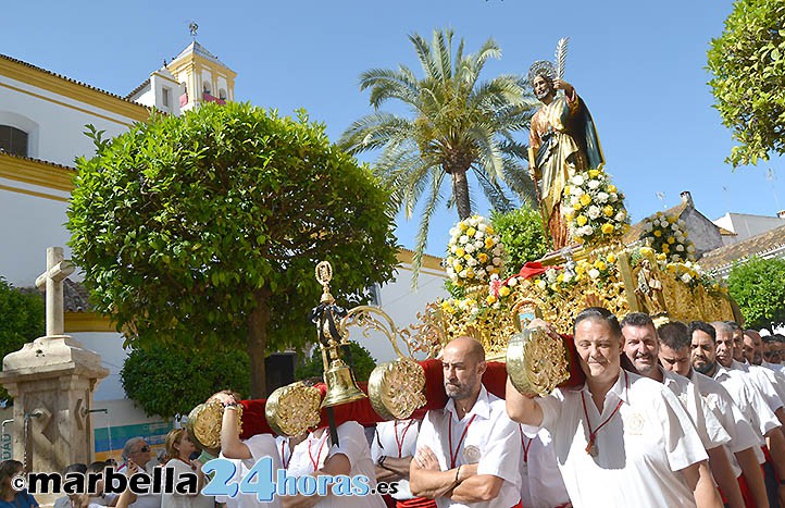Procesión conjunta de San Bernabé y del Corpus en el día grande de Marbella