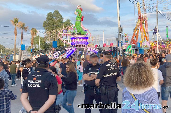 El Ayuntamiento destaca la ausencia de incidentes en la Feria de Marbella