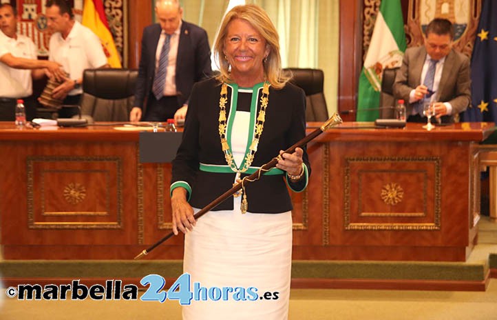 Ángeles Muñoz es elegida por quinta vez como alcaldesa de Marbella