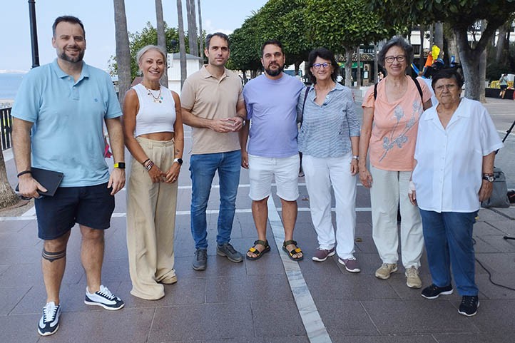 El candidato de Sumar apuesta en Marbella por un turismo sostenible