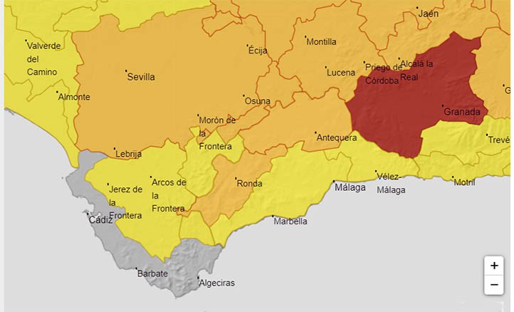 Nueva alerta amarilla en la Costa del Sol por altas temperaturas