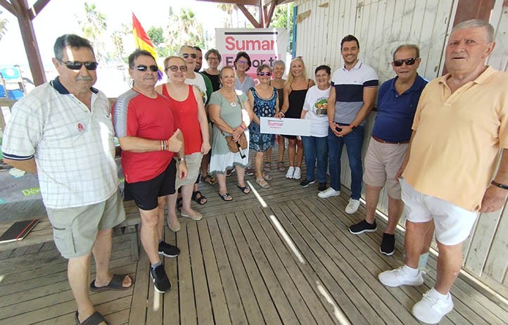 Sumar defiende desde Marbella la subida de las pensiones con el IPC