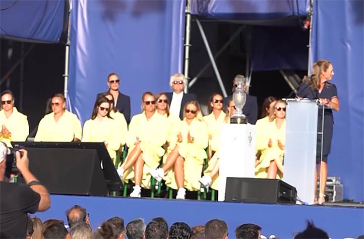 El Marbella Arena acoge la ceremonia inaugural de la Copa Solheim