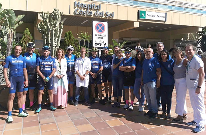 El Hospital Costa del Sol acoge la Vuelta Ciclista para personas ostomizadas